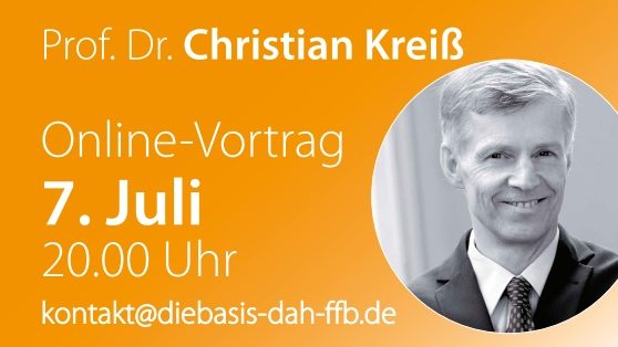 Online-Vortrag Prof. Dr. Christian Kreiß