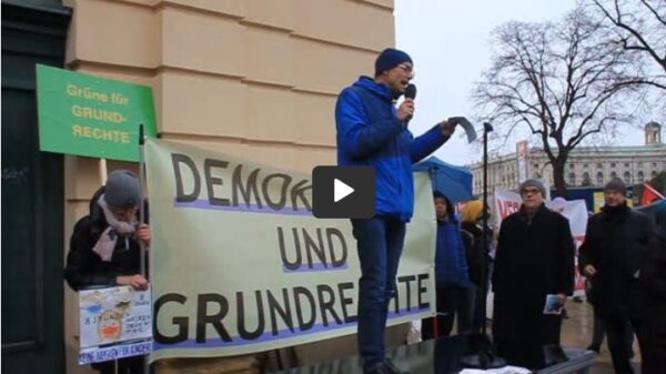 Kundgebung mit Andreas Soennichsen