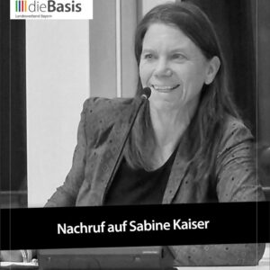Beitragsbild zur Pressemitteilung "In Memoriam Sabine Kaiser"