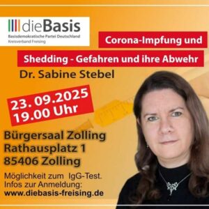 Vortrag: Corona-Impfung und Shedding - Gefahren und ihre Abwehr