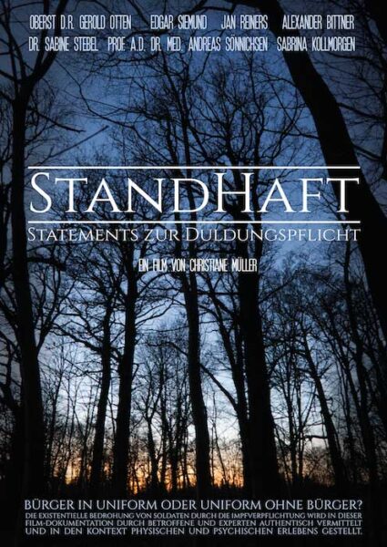 Kinoplakat zum Film "StandHaft - Statements zur Duldungspflicht"