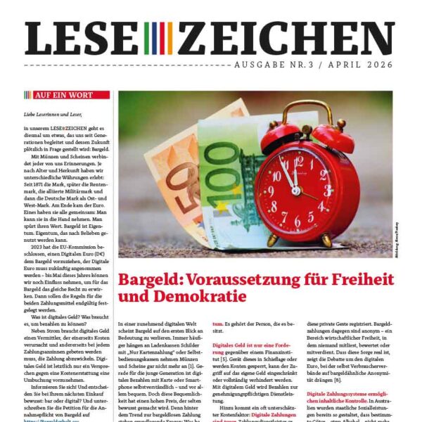 Beitragsbild zum dieBasis LESEZEICHEN April 2026