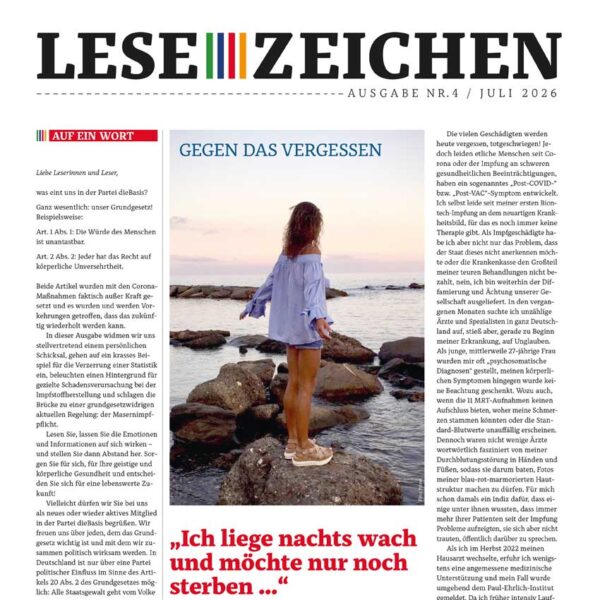 Beitragsbild zum dieBasis LESEZEICHEN Juli 2026